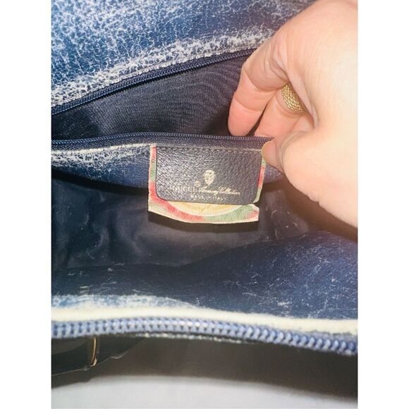 Gucci vintage small Gg canvas black tote - Picture 11 of 16